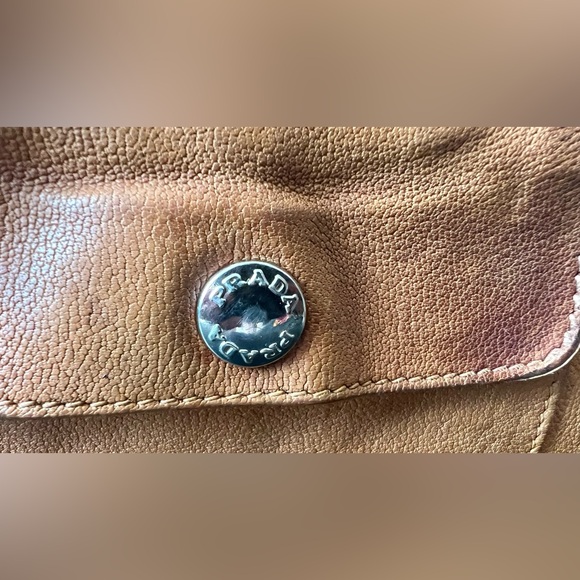 ❤️ SALE!!! ❤️ Prada Caramel Saffiano Leather Shoulder Bag - Picture 8 of 14